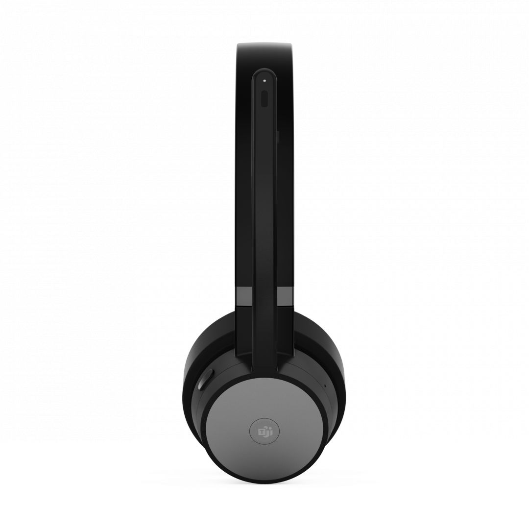 Lenovo GO Wireless ANC Headset + Charging Stand Thunder Black