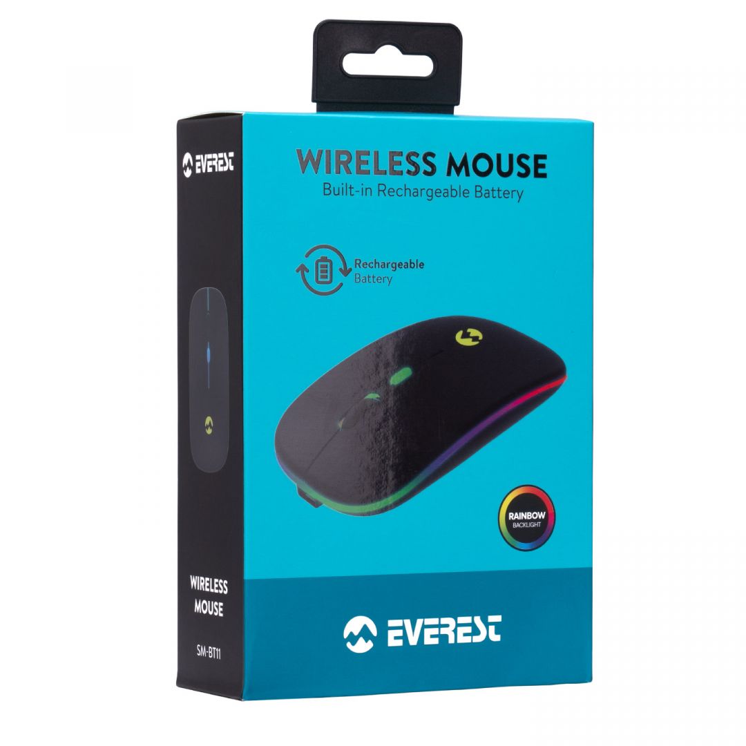 Everest SM-BT11 Optical Wireless Mouse Black