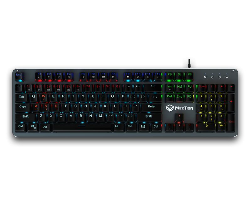 Meetion MK007 RGB Backlit Mechanical Gaming Keyboard Black HU