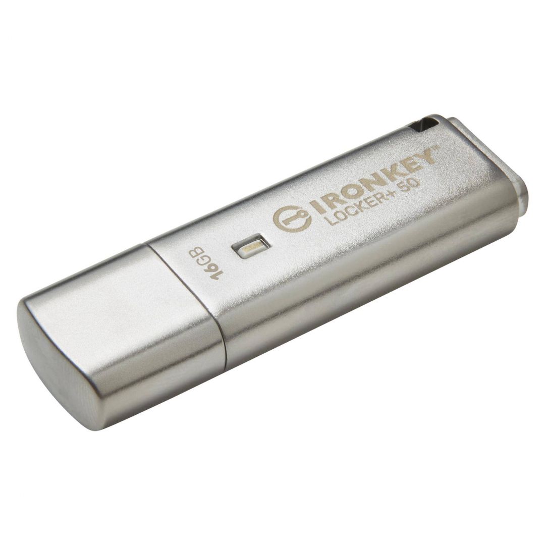 Kingston 16GB Ironkey Locker+ 50 USB3.2 Silver