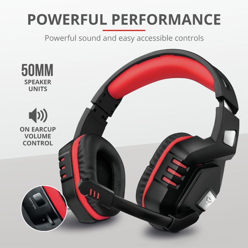 Trust GXT 390 Juga Wireless Gaming Headset Black