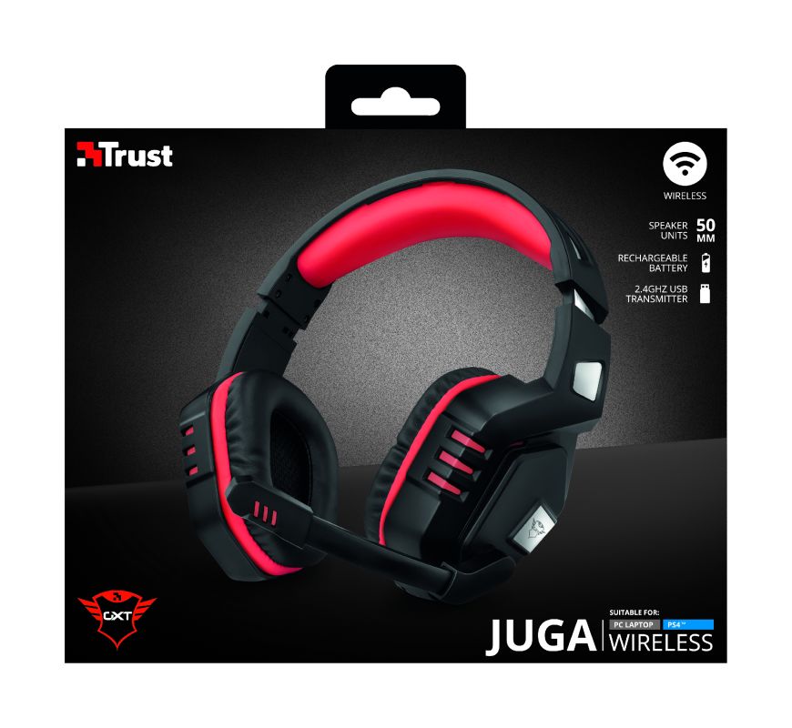 Trust GXT 390 Juga Wireless Gaming Headset Black