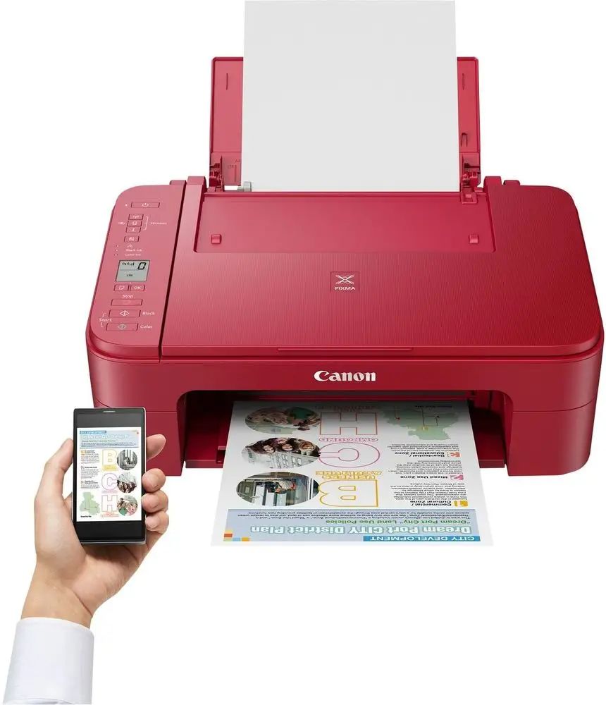 Canon Pixma TS3352 Wireless Tintasugaras Nyomtató/Másoló/Scanner Red