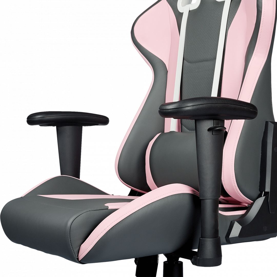 Cooler Master Caliber R1 Gaming Chair Pink/Grey