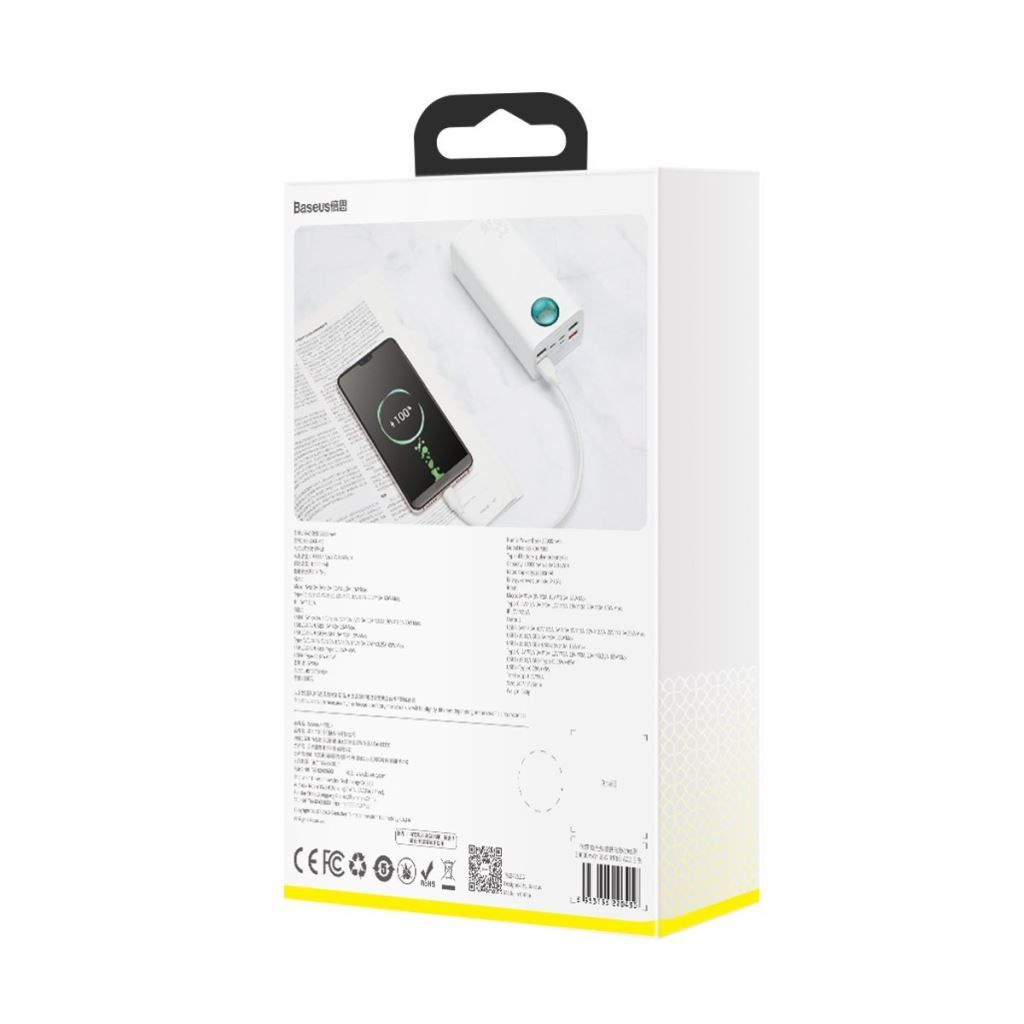 Baseus  Amblight Powerbank 30000 mAh White