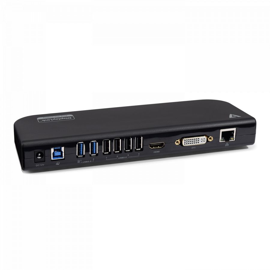 V7 USB Dual DisplayLink Docking Station