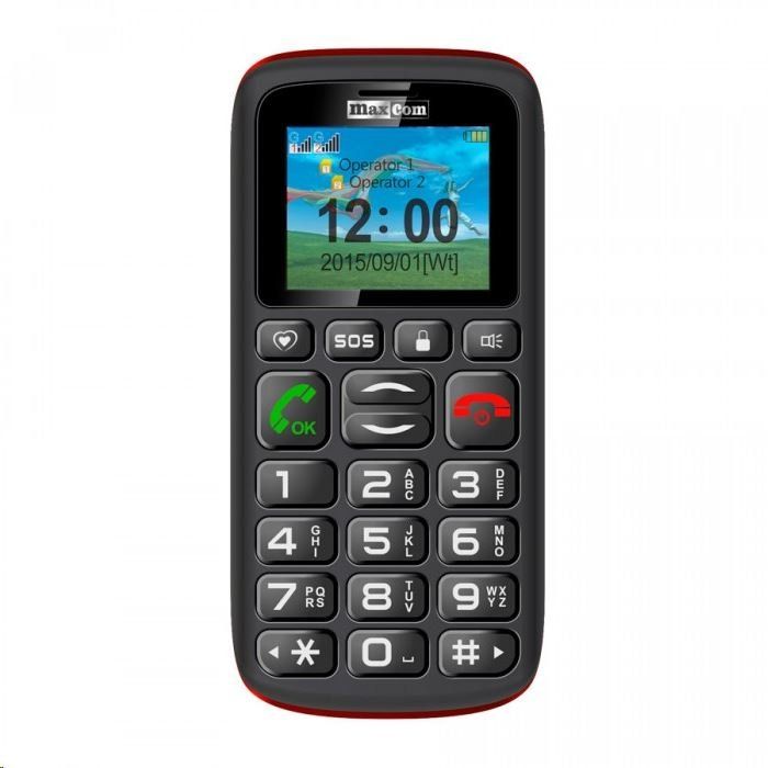 Maxcom MM428BB DualSIM Black/Red