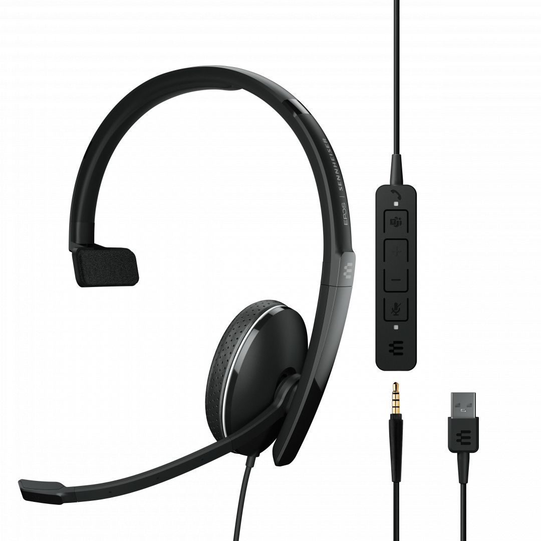 EPOS ADAPT 135T USB II Mono Teams Certified Headset Black