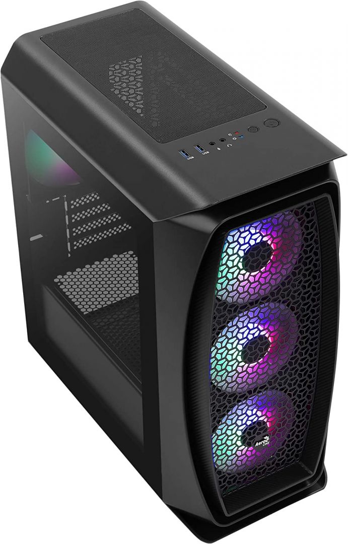 Aerocool Aero One Mini Frost RGB Tempered Glass Black