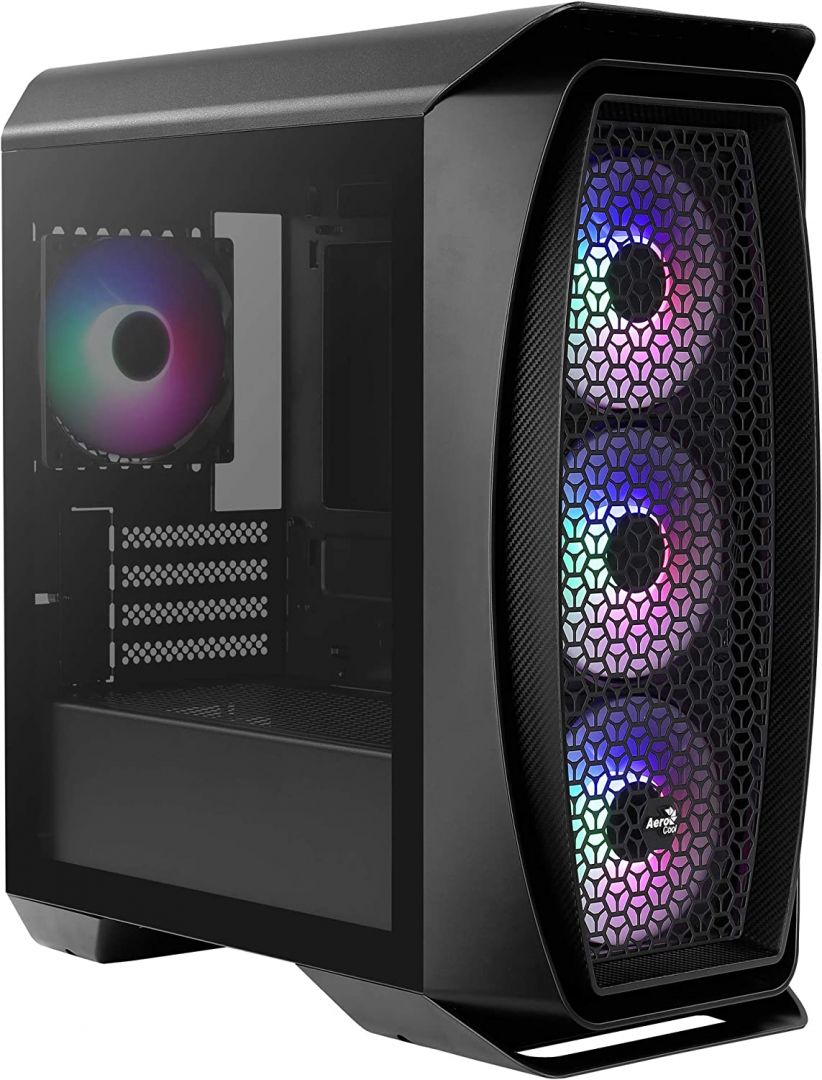 Aerocool Aero One Mini Frost RGB Tempered Glass Black