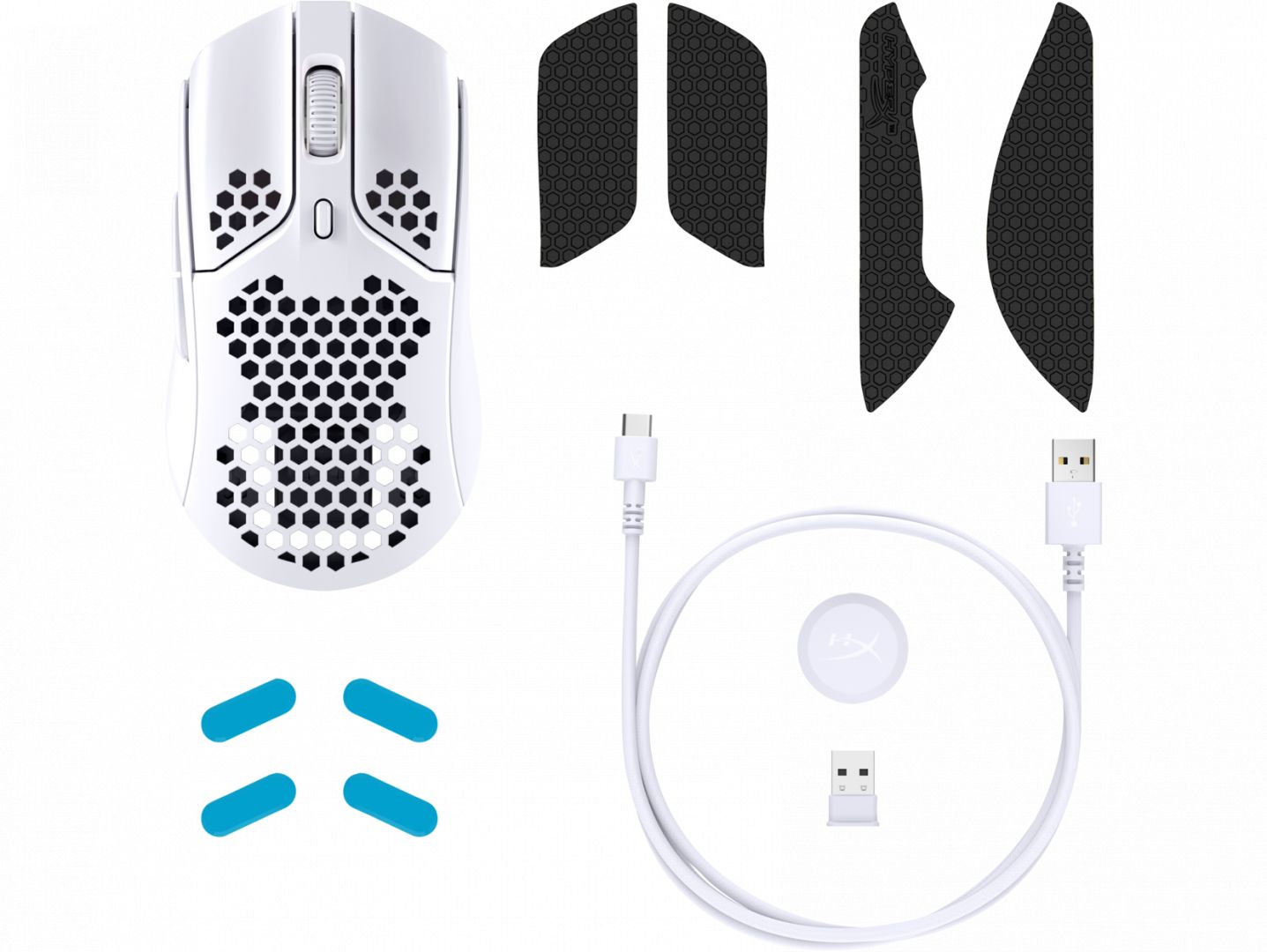 HP HyperX Pulsefire Haste Wireless Gaming Mouse White