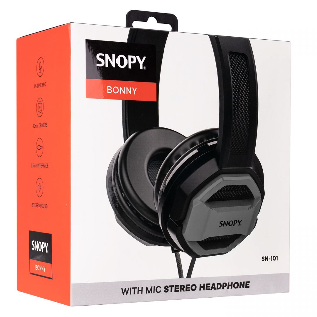 Snopy  SN-101 Bonny Headset Black/Gray