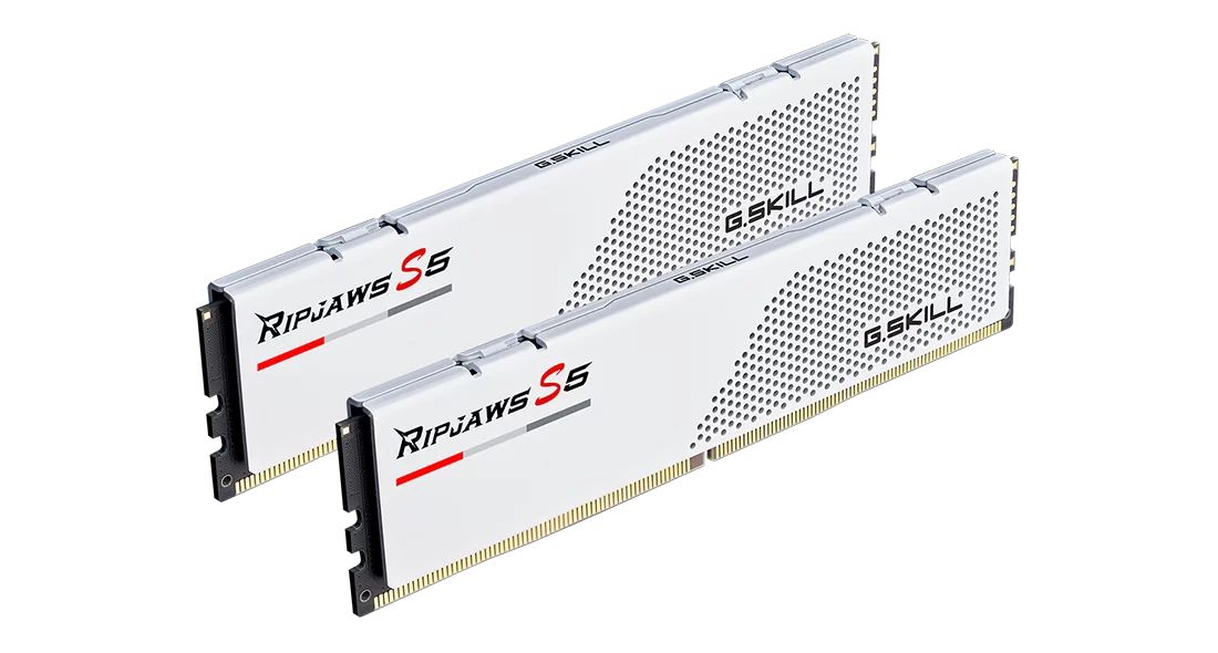 G.SKILL 64GB DDR5 5600MHz Kit(2x32GB) Ripjaws S5 White