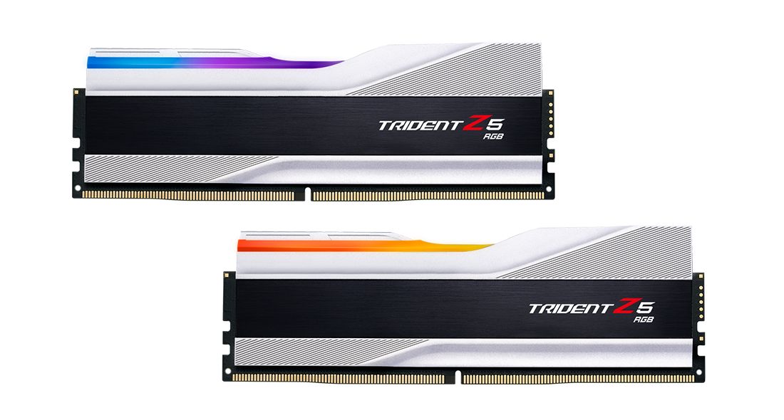 G.SKILL 64GB DDR5 6000MHz Kit(2x32) Trident Z5 RGB Silver