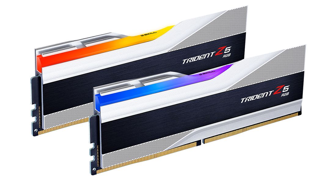 G.SKILL 64GB DDR5 6000MHz Kit(2x32) Trident Z5 RGB Silver