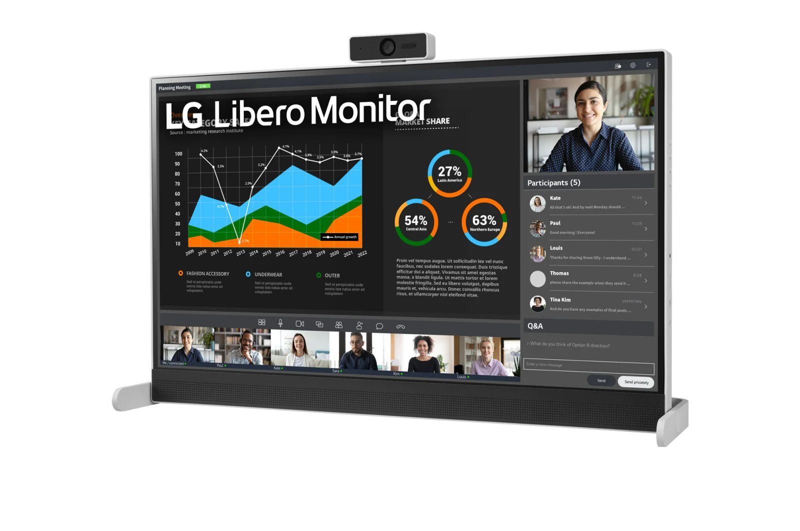 LG 27" 27BQ70QC-S IPS LED