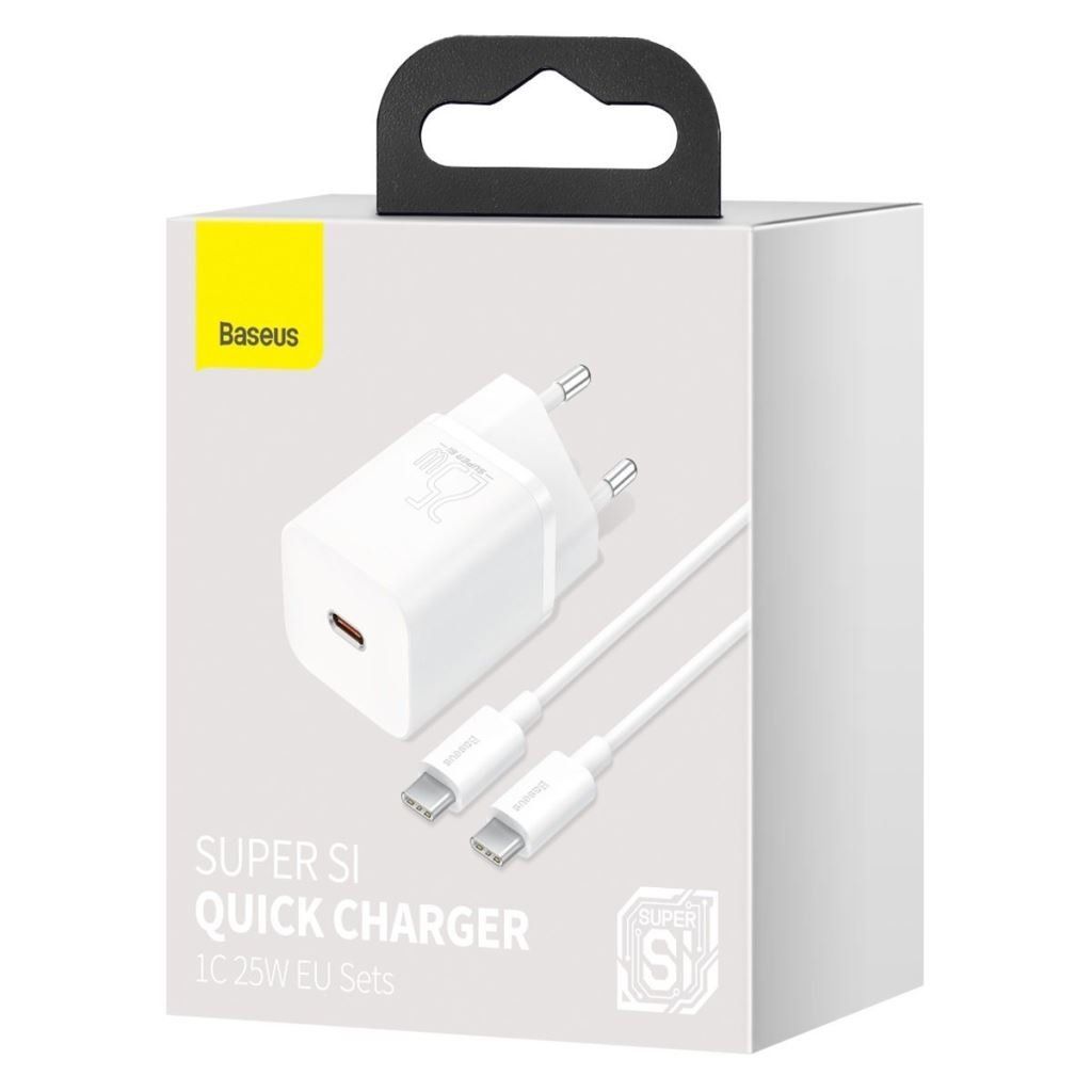 Baseus TZCCSUP-L02 Super Si 1C gyorstöltő adapter 1m White