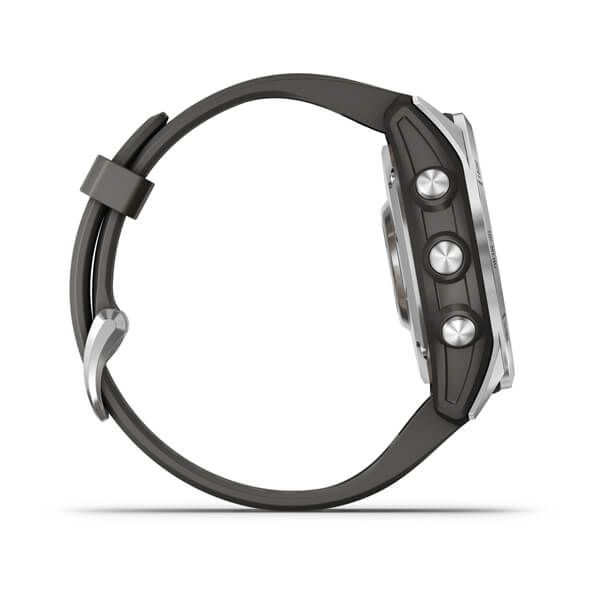 Garmin fenix 7S Silver with Graphite Band