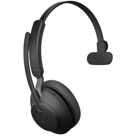 Jabra Evolve2 65 Mono UC Wireless Headset+Stand Black