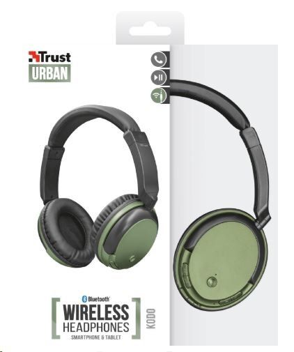 Trust KODO Wireless Bluetooth Headphones Green