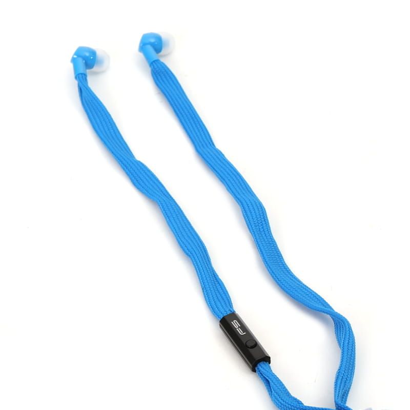 Platinet Shoelace Earphones Headset Blue