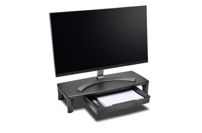 Kensington SmartFit Monitor Stand with Drawer Black