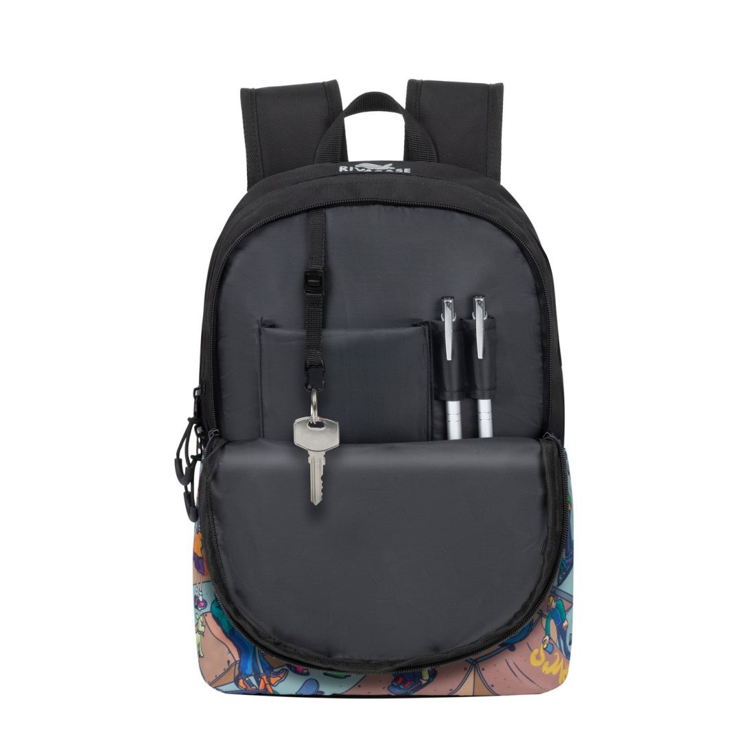 RivaCase 5420 Agora Skaters Urban Backpack Black