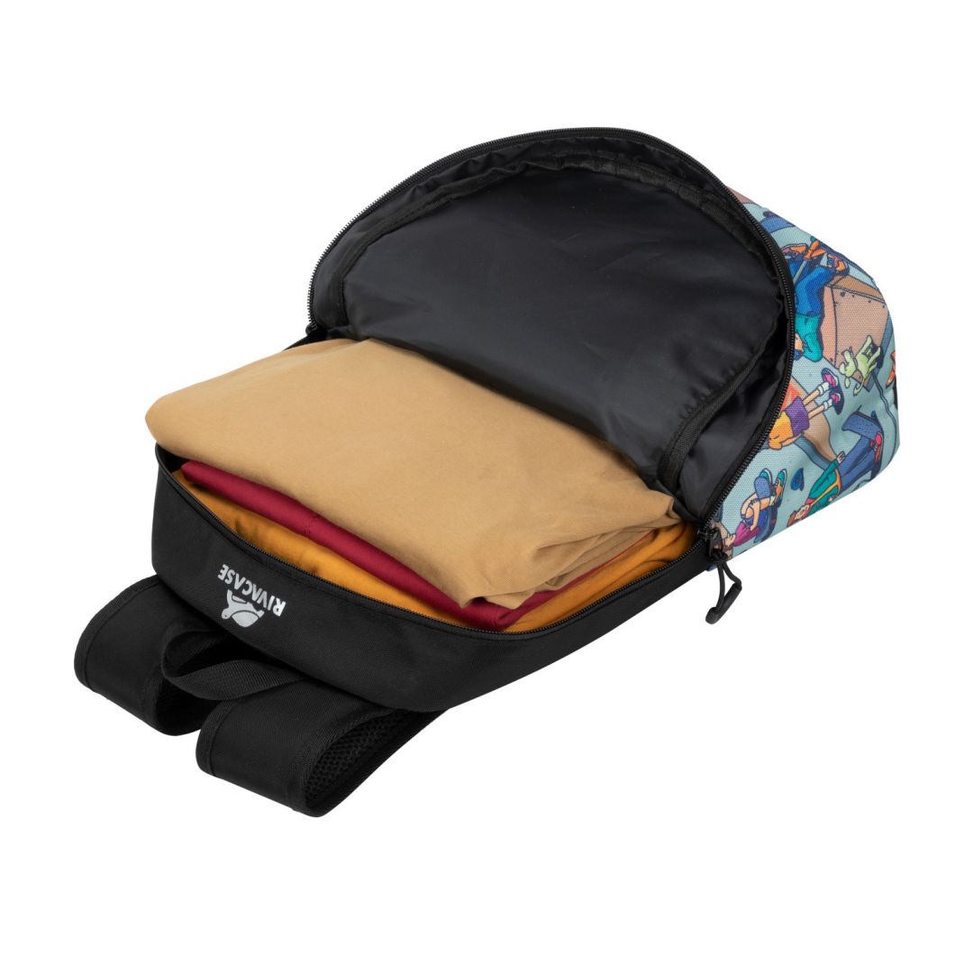 RivaCase 5420 Agora Skaters Urban Backpack Black