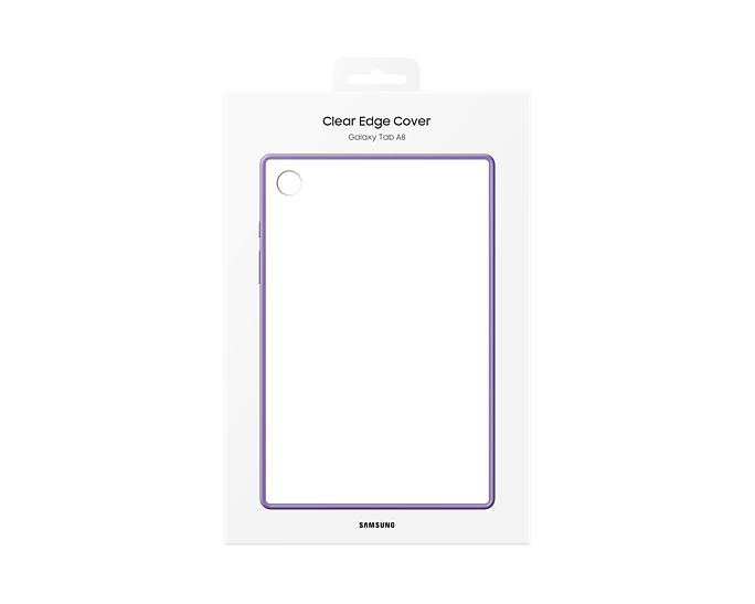 Samsung Tab A8 Clear Edge Cover Lavender