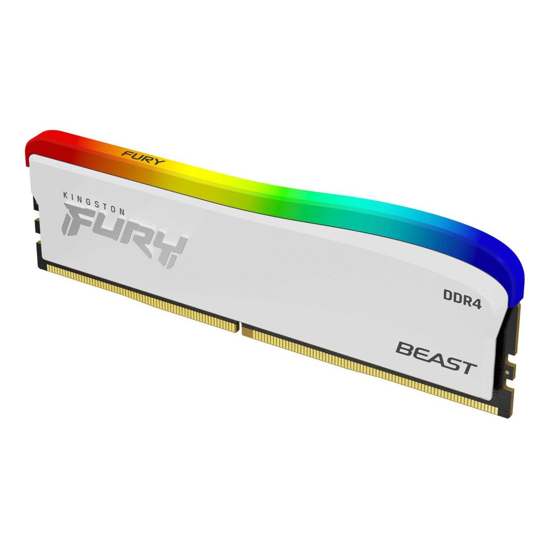 Kingston 16GB DDR4 3200MHz Fury Beast RGB SE White