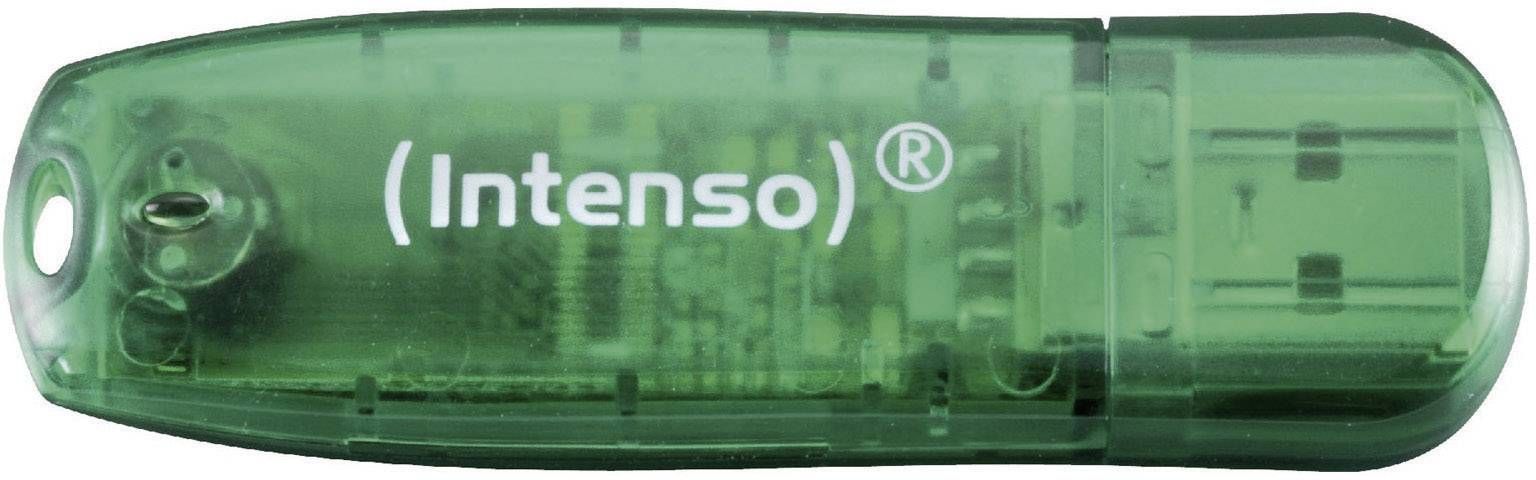 Intenso 8GB Rainbow Line USB2.0 Green