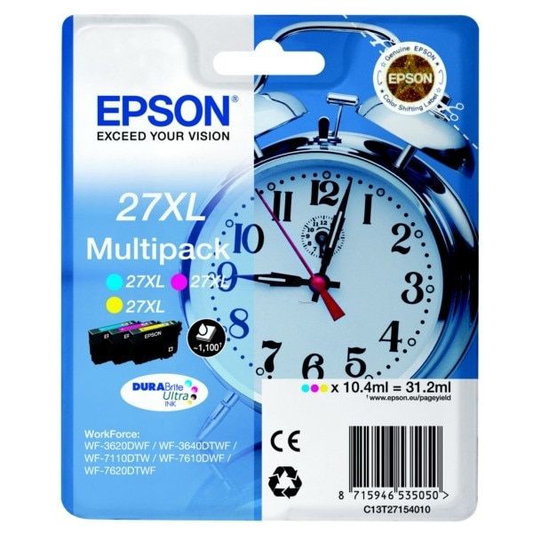 Epson T2715 (27XL) Multipack Cyan, Magenta, Yellow