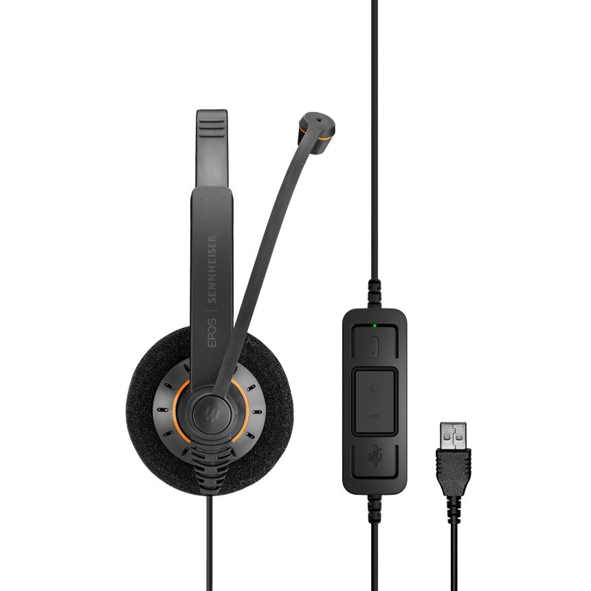 EPOS IMPACT SC 60 USB ML Double-Sided USB Headset Black