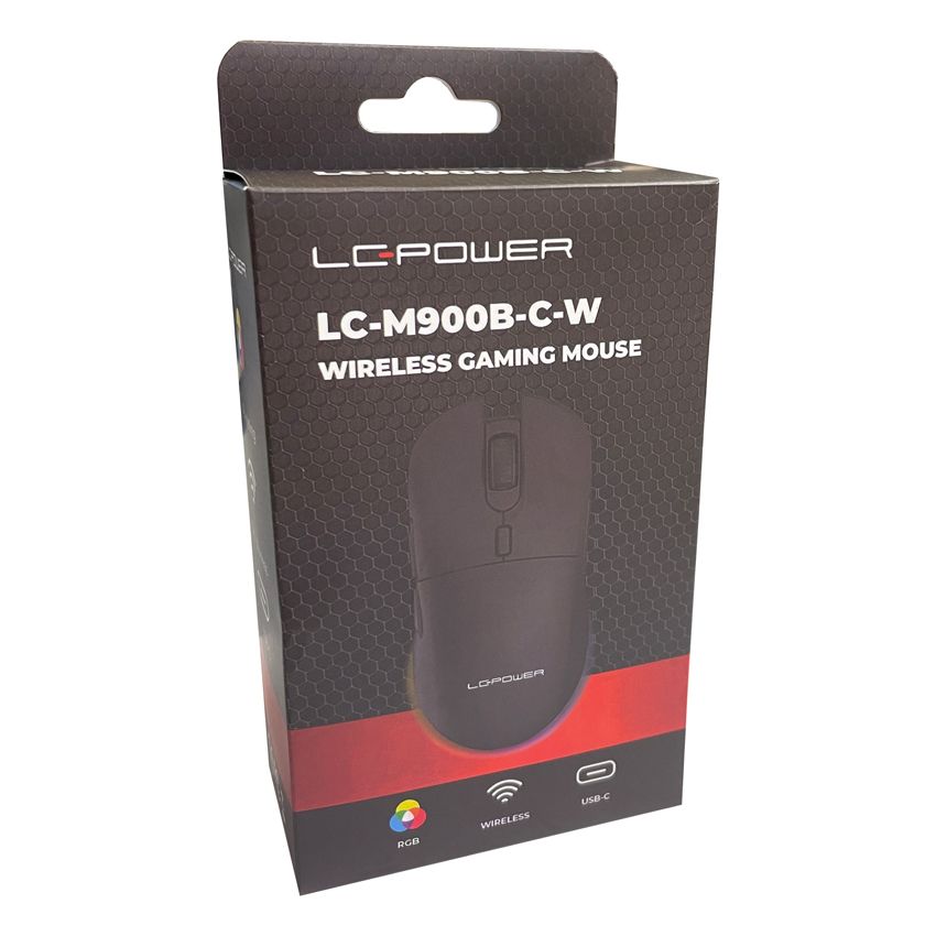 LC Power LC-M900B-C-W Wireless Gaming Mouse Black