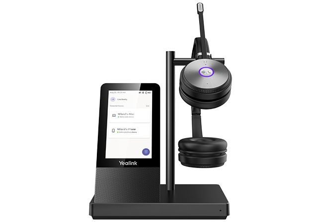 Yealink WH66 Dual UC Worksation Dect Wireless Headset Black