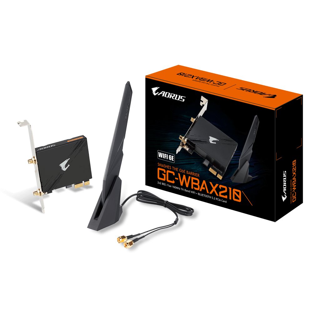 Gigabyte GC-WBAX210 AX2400 Wireless Adapter PCI-Express Tri Band