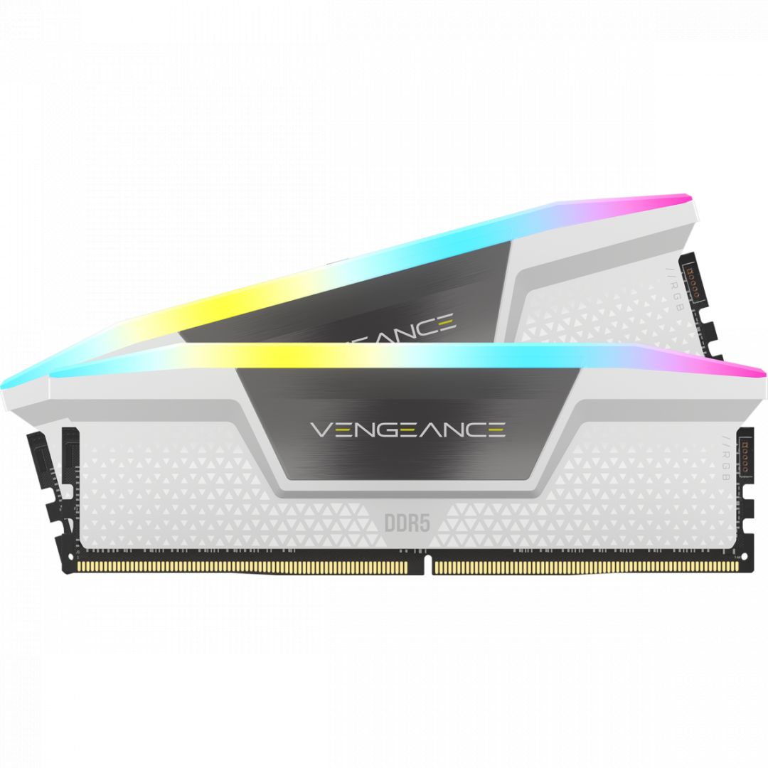 Corsair 32GB DDR5 6000MHz Kit(2x16GB) Vengeance RGB White