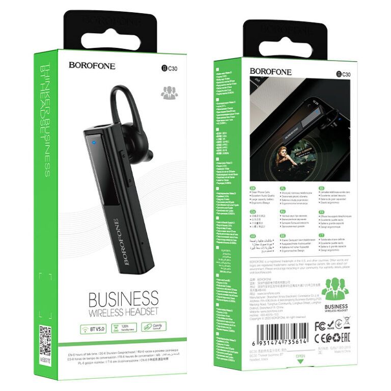 BOROFONE BC30 Bluetooth Headset Thinker Black