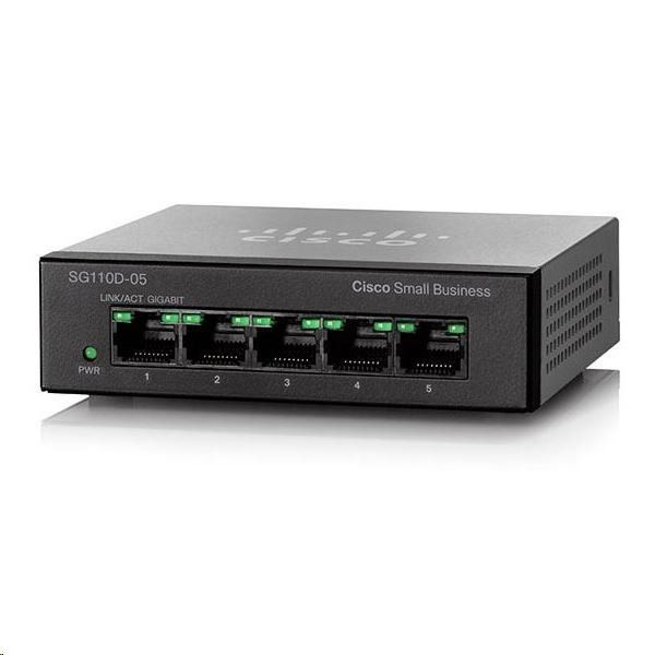 Cisco SG110D-05 5-Port Gigabit Switch