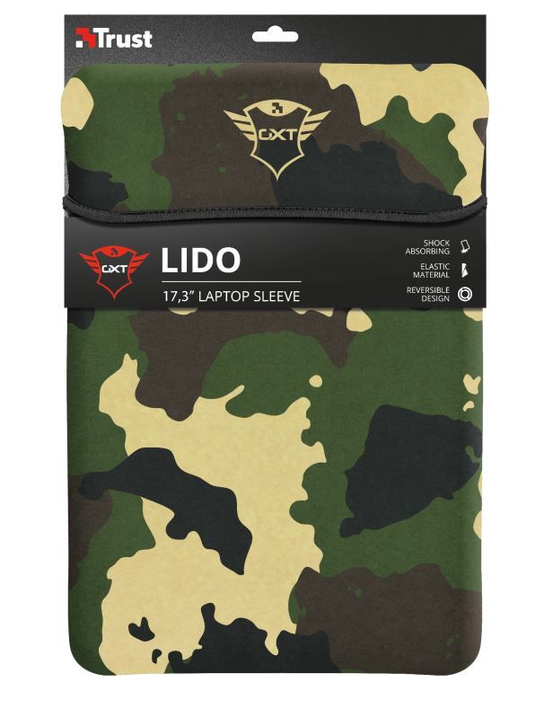 Trust GXT 1244C Lido Laptop Sleeve 17,3" Green Camo