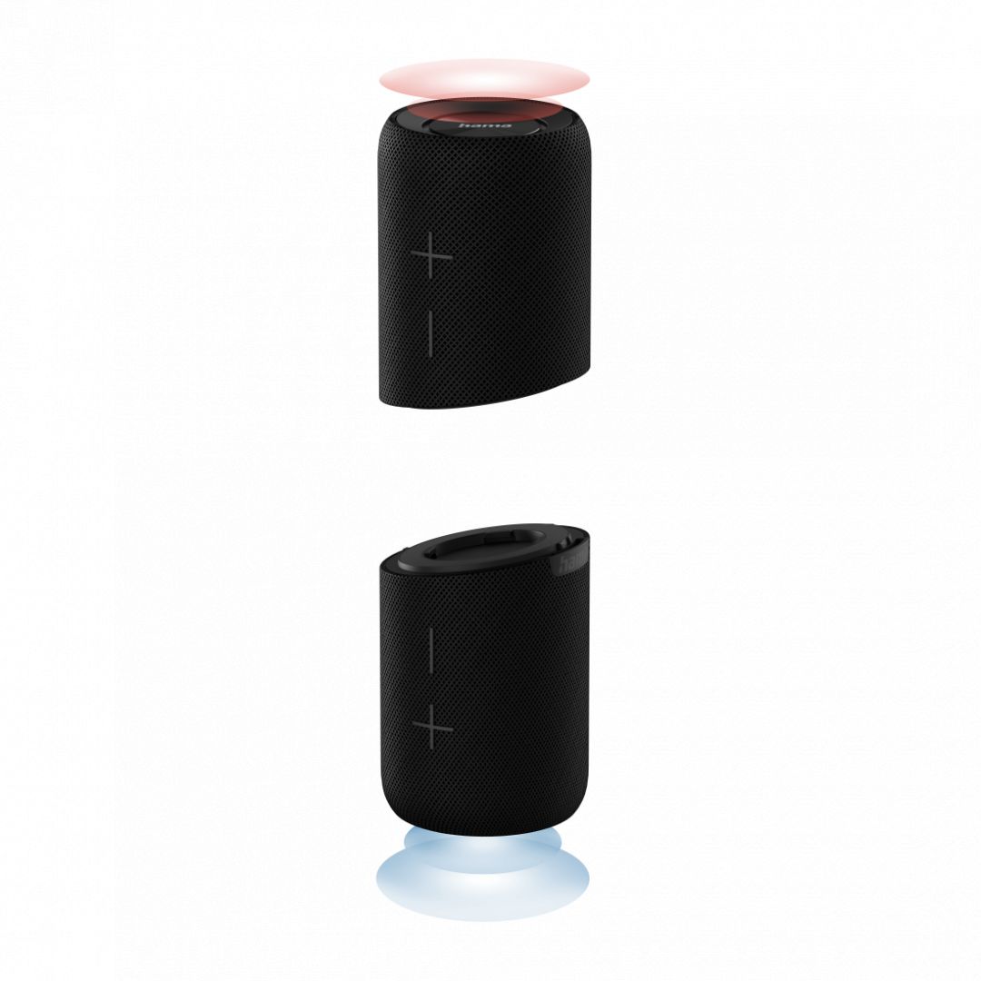 Hama Twin 2.0 Bluetooth Speaker Black