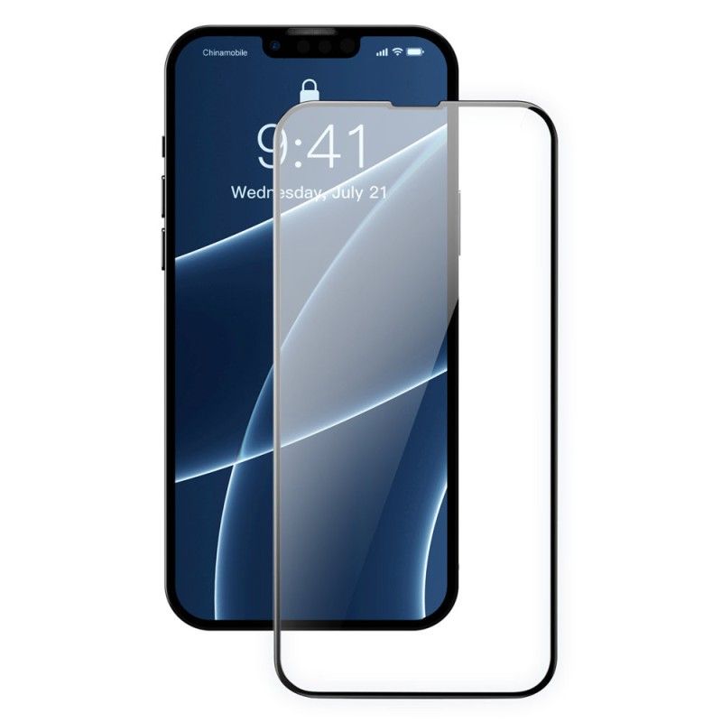 Baseus iPhone 13 Mini Tempered Glass with Black Frame 2Db/csomag