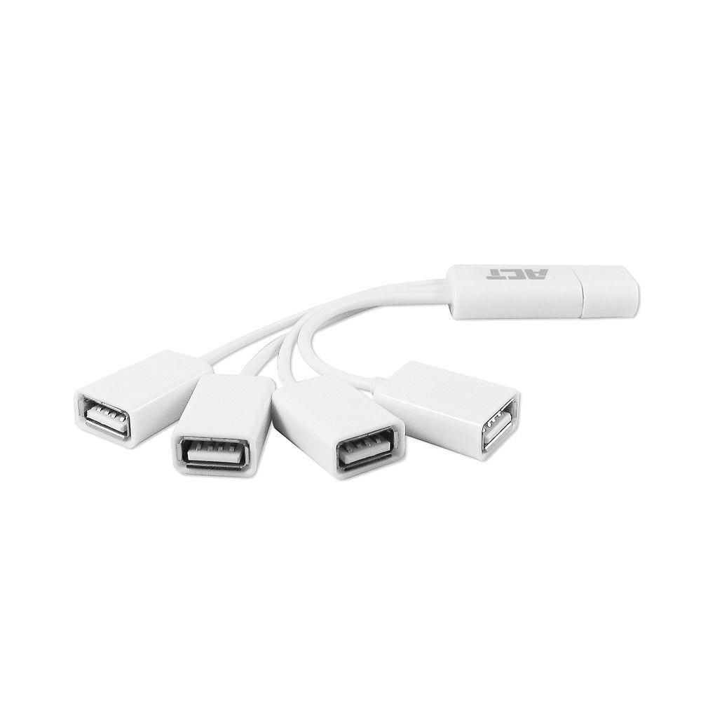 ACT AC6210 USB 2.0 4-Port Hub White