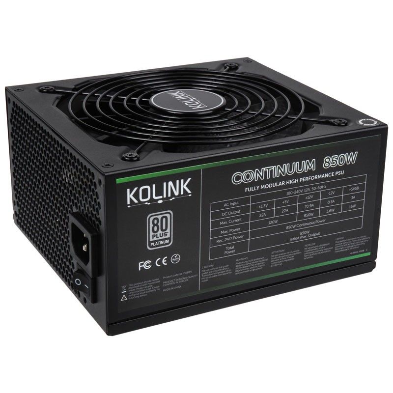 Kolink Continuum 850W 80+ Platinum