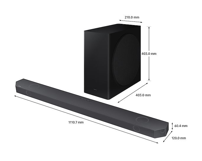 Samsung HW-Q800B 5.1.2ch Soundbar (2022) Black