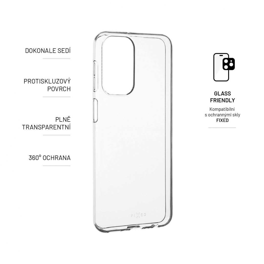 FIXED TPU Gel tok Samsung Galaxy A23, átlátszó