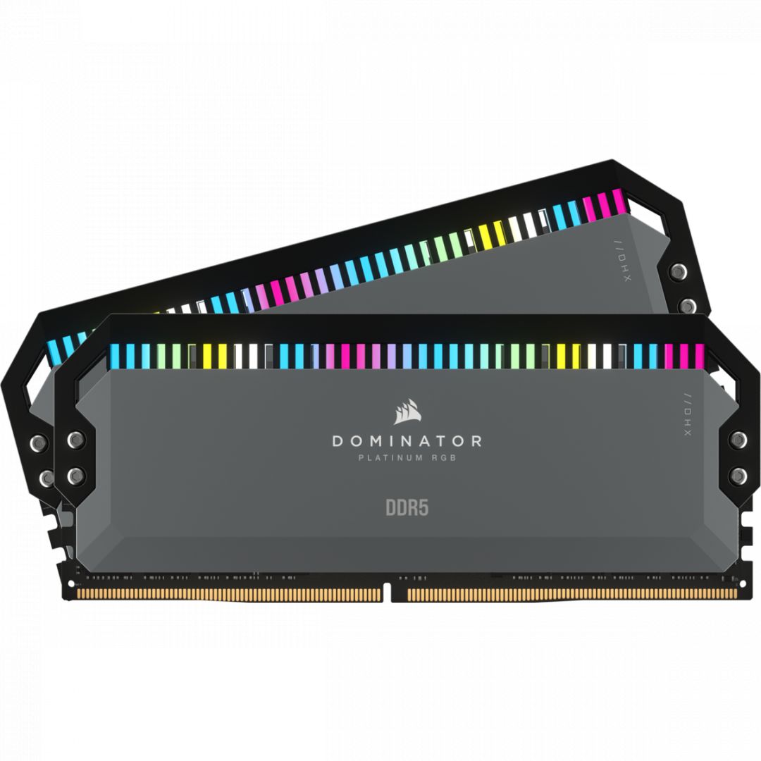 Corsair 32GB DDR5 5600MHz Kit(2x16GB) Dominator Platinum RGB Grey