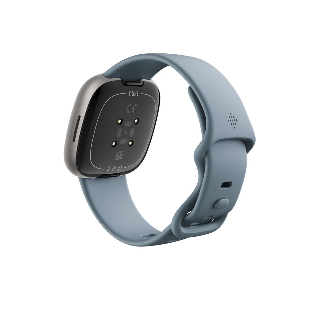 Fitbit Versa 4 Waterfall Blue/Platinum Aluminum