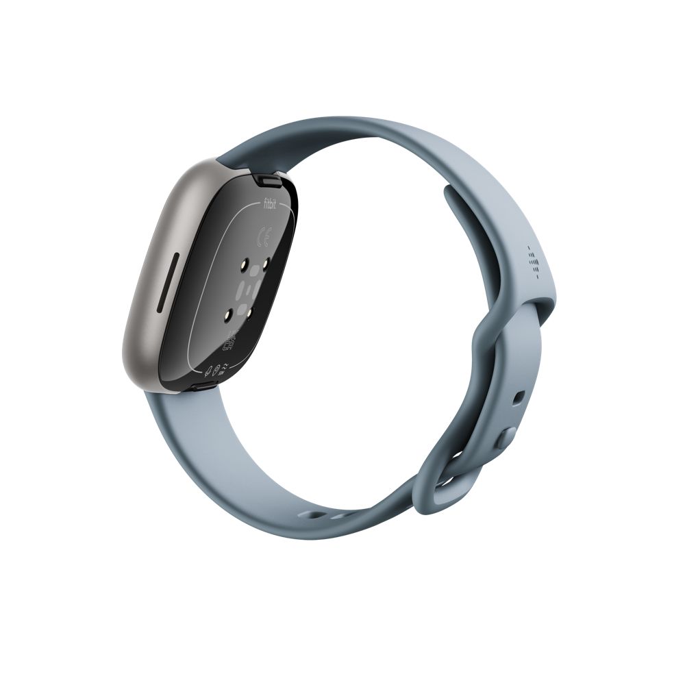 Fitbit Versa 4 Waterfall Blue/Platinum Aluminum