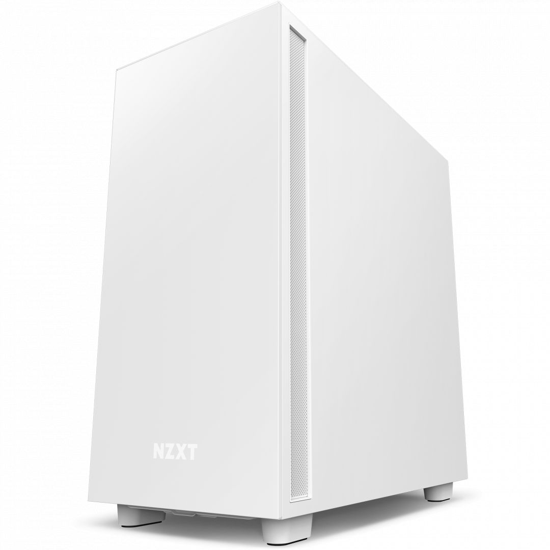 NZXT H7 Tempered Glass Matte White